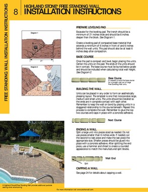 Anchor Wall - Estimating & Installing Catalog