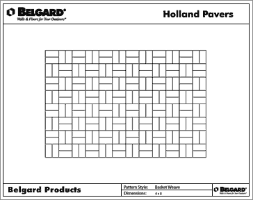 Brick and Paver Patterns - Herringbone | Home Depot Canada